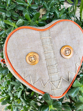 Handcrafted - Large Burlap Heart