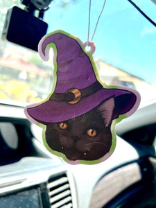 Black Cat Air Freshener