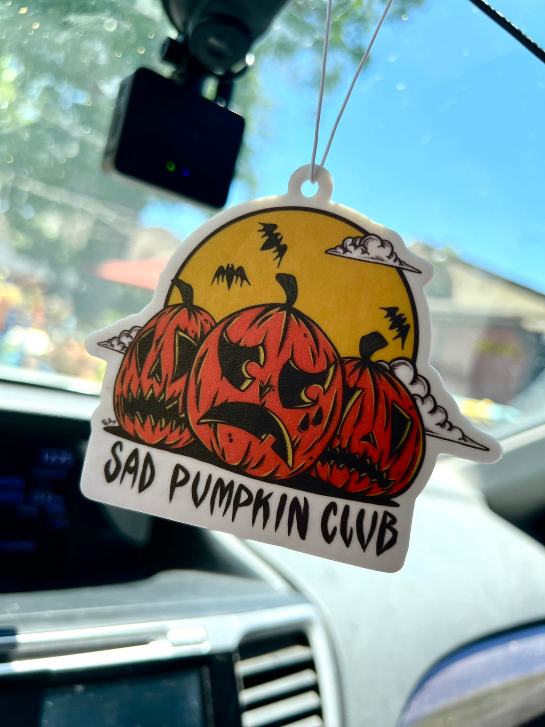 Sad Pumpkin Club Air Freshener