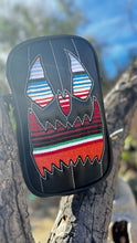 Load image into Gallery viewer, Handcrafted: Side Bag Black and Serape print