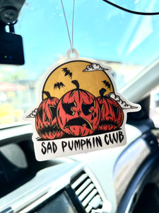 Sad Pumpkin Club Air Freshener