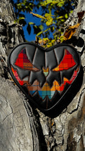 Load image into Gallery viewer, Handcrafted -Bad Feelings Heart/ Black and Autumn Flannel