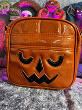 Load image into Gallery viewer, Handcrafted Scary Pail/Glitter Orange Bag- Handcrafted- Limited Edition