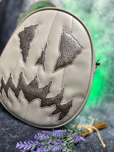 Load image into Gallery viewer, BLACK FRIDAY SALE Handcrafted Scaredy Cat Bag: Grey and Granite Grey